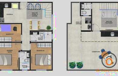 Imagem 6: Área Privativa com 3 Quartos à venda, 110 m² por R$ 590.000 - Itapoã - Belo Horizonte/MG