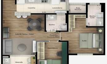 Imagem 2: APARTAMENTO RESIDENCIAL em SOROCABA - SP, JARDIM PIRATININGA