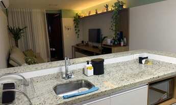 Imagem 2: Village mobiliado pé na areia unidade térrea 2 dormitórios com garden privativo próximo a