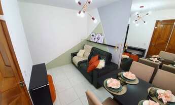 Imagem 5: Sobrado à venda em condomínio com 2 Quartos, 2 Vagas, com distribuição privativa de 79M²