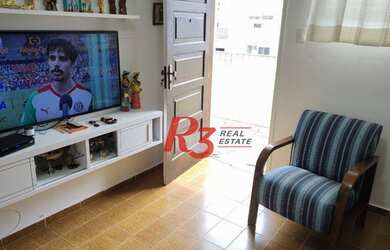 Imagem 3: Apartamento com 1 dormitório à venda, 60 m² - Pompéia - Santos/SP