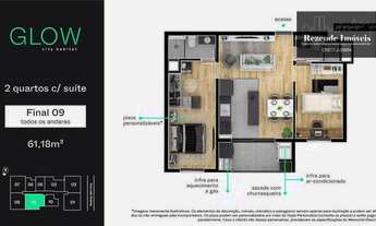 Imagem 4: Cobertura com 3 dormitórios à venda, 81 m² por R$ 639.900,00 - Novo Mundo - Curitiba/PR
