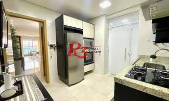 Imagem 6: Apartamento para venda possui 94 metros quadrados com 2 quartos em Ponta da Praia - Santos