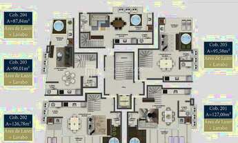 Imagem 6: Apartamentos com 2 e 3 suítes, aprox. 200m do mar