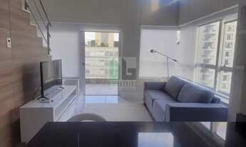 Imagem 2: Flat mobiliado e decorado, duplex, para locação na Consolação, 80m2, 1 vaga