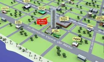 Imagem 4: Apartamento 3 quartos varanda dependecia novo candeias 80m2 beira mar perto da praia com l