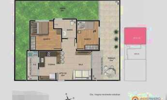 Imagem 6: Apartamento Garden com 2 quartos à venda, 60 m² por R$ 405.500 - Santa Amélia - Belo Horiz