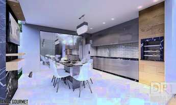 Imagem 4: Casa 4 quartos,5 banheiro, 1escritorio estilo sobrado no condominio swiss park rio branco