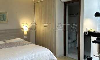 Imagem 3: Flat totalmente reformado com 1x dormitório entre Vl. Olímpia e Itaim Bibi mobiliado. Sem