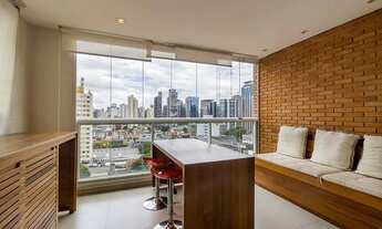 Imagem 3: Apartamento com 1 dormitório para alugar, 62 m² por R$ 8.485,06/mês - Itaim Bibi - São Pau