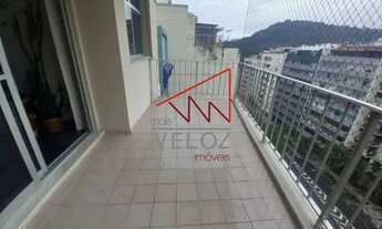 Imagem 4: Apartamento Vista Livre - 82m², 1 quarto, varanda, vaga - Laranjeiras - Rio de Janeiro