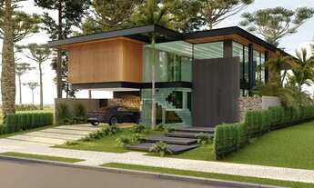 Imagem 3: Casa com 390 m² de área construída, no Condomínio Olhos Dágua Bungaville em Ribeirão Preto