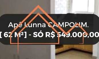 Imagem 3: Apartamento Lunna Só R$ 549 Mil. Campolim. Preço Baixo pra Vender Rápido. 2 Dorms, 1 Suíte