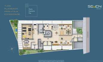 Imagem 5: Seven Graça, Apartamento 1 Suíte, Distribuído Em 38M² E 1 Vaga De Garagem Na Graça. RCDBEH