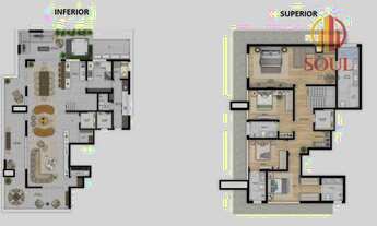 Imagem 3: Cobertura com 4 dormitórios à venda, 358 m² por R$ 5.735.053,11 - Bigorrilho - Curitiba/PR