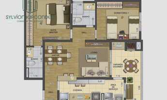 Imagem 3: Apartamento dois dormitórios