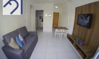 Imagem 2: Apartamento com 1 dormitório para alugar, 38 m² por R$ 1.600/mês - Capim Macio - Natal/RN