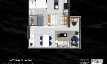 Imagem 7: Lux Design, Andar Alto, Torre Concept, studio, 1 vaga, Belém PA