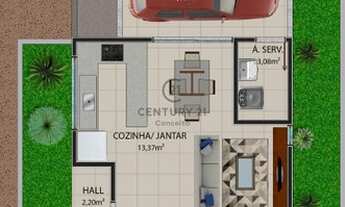 Imagem 4: Casa de 04 dormitórios sendo 03 suítes em construção, 95 % da obra já concluída! Disponív