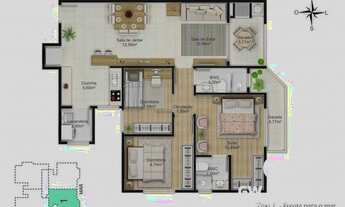 Imagem 2: Barra Velha - Apartamento Padrão - Tabuleiro