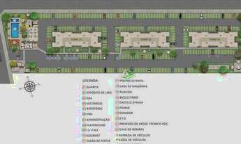 Imagem 2: Apartamento com 2 dormitórios à venda, 44 m² por R$ 220.000,00 - Cambeba - Fortaleza/CE