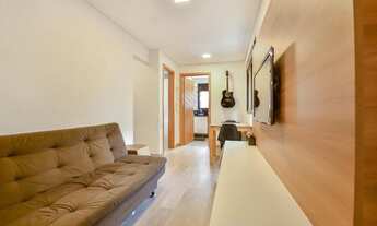 Imagem 5: Apartamento à venda, sacada com churrasqueira, um quarto, mobiliado, Água Verde, Curitiba