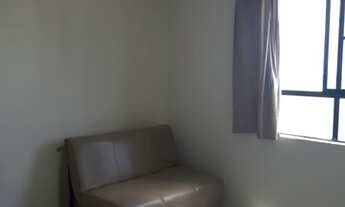 Imagem 2: Apartamento de um quarto com vista frente mar, todo mobiliado