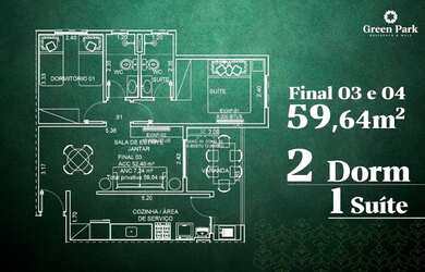 Imagem 7: Cotas de 2 e 3 dormitórios de 58 a 85 m² e coberturas exclusivas e VARANDA GOURMET