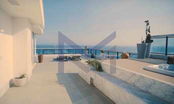 Imagem 3: Cobertura cinematográfica frontal mar no Cond. mais exclusivo da orla da praia da Barra