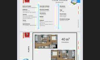 Imagem: Apartamento para venda possui 40 metros