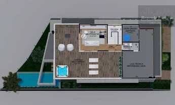 Imagem 5: Casa com 4 dormitórios à venda, 369 m² por R$ 3.980.000,00 - Santa Felicidade - Curitiba/P