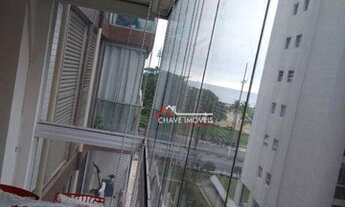 Imagem 4: Apartamento com 2 dormitórios à venda, 82 m² por R$ 530.000 - Gonzaga - Santos/SP