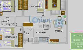 Imagem 7: APTO 48,64M² | 02 DORMS