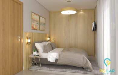 Imagem 2: Apartamento com 2 dormitórios à venda, 71 m² por R$ 377.042,00 - Vila Guilhermina - Praia