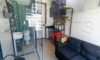 Imagem 2: Flat estilo Studio disponível para locação contendo 11m², 1 dormitório e 1 vaga de garagem