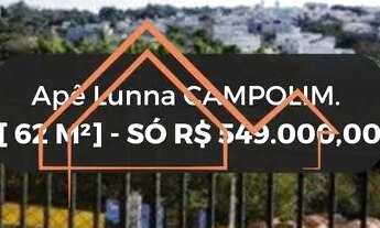 Imagem 2: Apartamento Lunna Só R$ 549 Mil. Campolim. Preço Baixo pra Vender Rápido. 2 Dorms, 1 Suíte