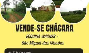 Imagem: AR 2649)05 hectares - Esquina Wagner - São