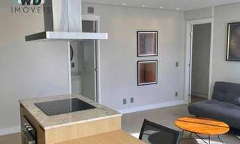 Imagem 1: Apartamento com 1 dormitório para alugar, 55 m² por R$ 5.200,00/mês - Alphaville Empresari