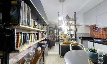 Imagem 5: Flat estilo Duplex disponível para locação contendo 57m², 1 dormitório e 1 vaga de garagem