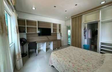 Imagem 8: Residencial Ponta Negra 1 Casa Duplex Espaçosa 6 Suites Suíte master com hidro e varanda