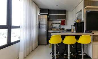 Imagem 4: Apartamento duplex reformado 1 quarto (1 suíte), 58,62m², varanda e vista livre Residenci