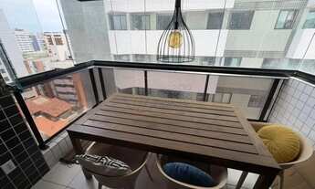 Imagem 2: Apartamento Mobiliado com 3 Quartos e Varanda em Andar Alto no Edf Marcel Sampaio