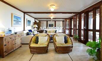 Imagem 3: Casa Rústica para locação em Iporanga Guarujá, 3 suítes, 6 vagas, varanda com vista para o