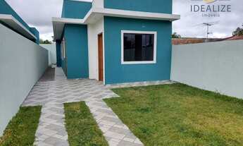 Imagem 2: Casa com três quartos sendo uma suíte bairro com total infraestrutura - São José dos Pinha