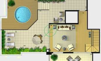 Imagem 4: Cobertura Duplex, 4 Dormitórios, 4 Vagas, com Piscina