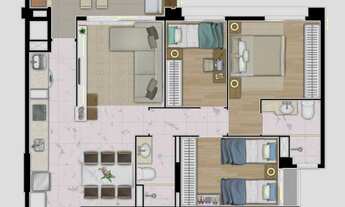 Imagem 3: Explore Botanico! Apartamento novo com 3 quartos!