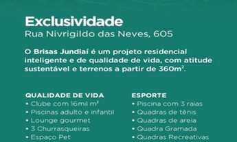 Imagem 2: TERRENO A VENDA EM JUNDIAÍ NO CONDOMÍNIO FECHADO BRISAS DE JUNDIAÍ