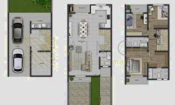Imagem 5: Lançamento de Sobrado com 188m², 3 Dormitórios incluindo Suíte, Vaga para até 3 Veículos