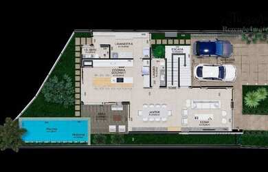 Imagem 4: Casa com 4 dormitórios à venda, 369 m² por R$ 3.980.000,00 - Santa Felicidade - Curitiba/P