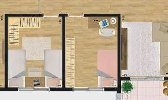 Imagem 2: Lindos apartamentos em Taubaté de 2 dorms, 68 m², com varanda gourmet